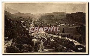 Bild des Verkufers fr Carte Postale Ancienne Lourdes La Basilique et le Gave Vus du donjon du Chteau Fort zum Verkauf von CPAPHIL