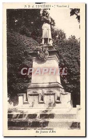 Bild des Verkufers fr Carte Postale Ancienne ND de Lumieres Vierge Ste Jeanne d'Arc zum Verkauf von CPAPHIL