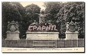 Seller image for Carte Postale Ancienne Saint Cloud Le Parc Ancien Fronton Du Palais de l'industrie for sale by CPAPHIL