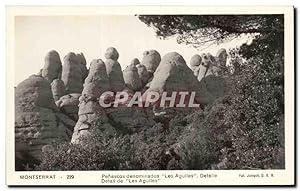 Carte Postale Ancienne Montserrat Detail de Les Agulles