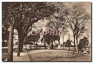 Seller image for Carte Postale Ancienne Lisboa Jardin de S Pedro d'Aicantara for sale by CPAPHIL