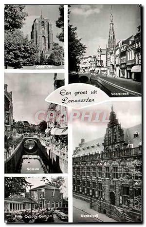 Carte Postale Ancienne Een Groet Uit Leeuwarden Voorstreek