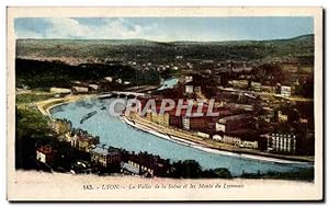 Seller image for Carte Postale Ancienne Lyon La Valle de la Saone et les Monts du Lyonnais for sale by CPAPHIL