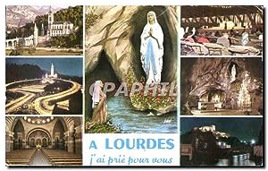 Bild des Verkufers fr Carte Postale Moderne A Lourdes J ai Prie Pour Vous zum Verkauf von CPAPHIL