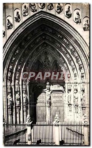 Imagen del vendedor de Carte Postale Ancienne Toledo Puerta de Los Leones de la Catedral a la venta por CPAPHIL