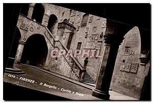 Imagen del vendedor de Carte Postale Ancienne Firenze Bargello Cortle E Scala a la venta por CPAPHIL