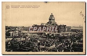 Seller image for Carte Postale Ancienne Bruxelles Palais De Justice Panorama for sale by CPAPHIL