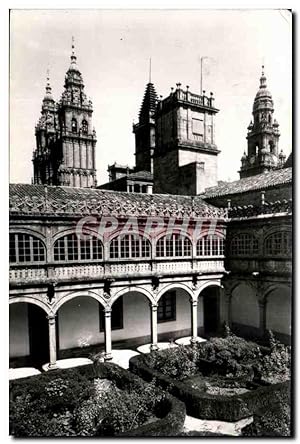 Seller image for Carte Postale Ancienne Santiago De Compostela Patio del Collegio de Fonseca for sale by CPAPHIL