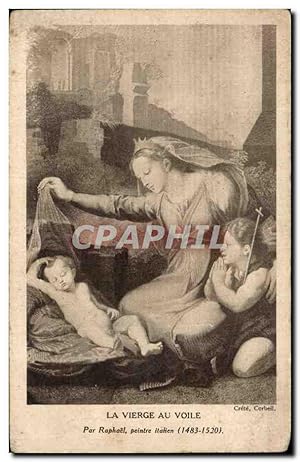 Image du vendeur pour Carte Postale Ancienne La Vierge Au Vole Raphael mis en vente par CPAPHIL