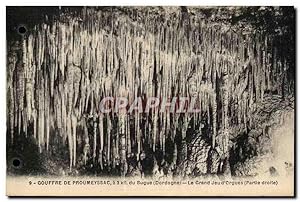 Image du vendeur pour Carte Postale Ancienne Gouffre De Proumeyssac du Bugue Le Grand Jeu d'Orgues mis en vente par CPAPHIL