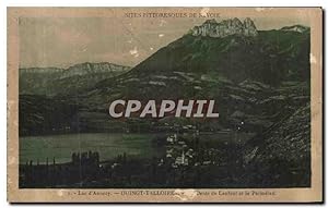 Bild des Verkufers fr Carte Postale Ancienne Lac d'Annecy Duingt Talloires Dents de Lanfont et le Parmelan zum Verkauf von CPAPHIL