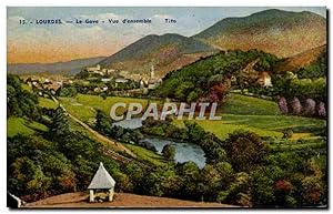 Bild des Verkufers fr Carte Postale Ancienne Lourdes Le Gave vue d'Ensemble zum Verkauf von CPAPHIL