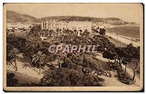 Seller image for Carte Postale Ancienne Cote d'Azur Artistique Nice vue gnrale Des Jardin Albert for sale by CPAPHIL