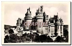 Carte Postale Ancienne Pierrefonds Le Château Cote de la Chapalle