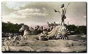 Bild des Verkufers fr Carte Postale Ancienne Madrid Fuente a Neptuno zum Verkauf von CPAPHIL