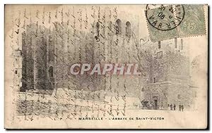 Carte Postale Ancienne Marseille L'abbaye De Saint Victor