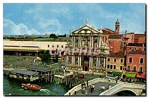 Carte Postale Ancienne Venezia Chiesa Degli Scalzi