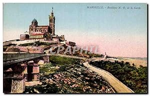 Carte Postale Ancienne Marseille Basilique ND De La Garde