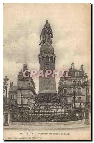 Image du vendeur pour Carte Postale Ancienne Troyes Monument Des Enfants De L'Aube mis en vente par CPAPHIL