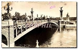 Bild des Verkufers fr Carte Postale Ancienne Paris Pont Alexandre III zum Verkauf von CPAPHIL