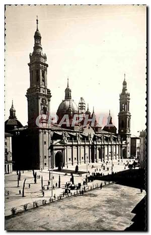 Carte Postale Ancienne Zaragoza Basilica De Ntra Stra del Pilar