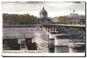 Bild des Verkufers fr Carte Postale Ancienne Institut Edite Par Le Bon Marche Paris zum Verkauf von CPAPHIL