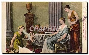 Bild des Verkufers fr Carte Postale Ancienne Palais De Fontanebleau La Marchande d'Amour zum Verkauf von CPAPHIL