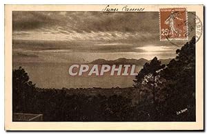 Seller image for Carte Postale Ancienne Super Cannes Coucher de soleil sur l'Esterel for sale by CPAPHIL
