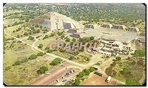Imagen del vendedor de Carte Postale Ancienne Vista Aera de la Piramide de la Luna Air View of the Pyramid to the Moon San teotihuacan Mexico a la venta por CPAPHIL