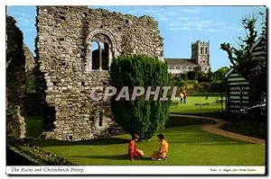 Image du vendeur pour Carte Postale Ancienne The Ruins and Christchurch Priory mis en vente par CPAPHIL