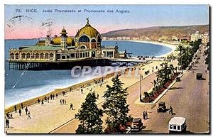 Carte Postale Ancienne Nice Jetée Promenade et Promenade des Anglais