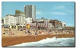 Seller image for Carte Postale Moderne Beach And Kings Road Brighton Sussex England for sale by CPAPHIL
