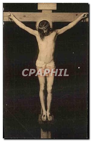 Immagine del venditore per Carte Postale Ancienne Nuestro Senor Crucificado Velazquez Museo Del Prado Madrid Christ venduto da CPAPHIL