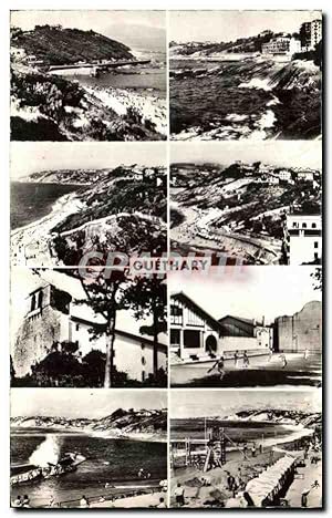 Seller image for Carte Postale Ancienne Guethary La Plage Le Casino La Fronton L'Eglise for sale by CPAPHIL