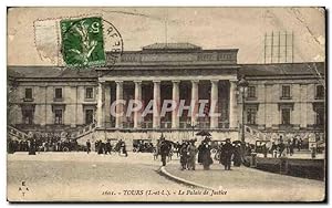 Image du vendeur pour Carte Postale Ancienne Tours Le Palais de Justice mis en vente par CPAPHIL