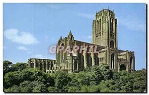 Carte Postale Moderne The Anglican Cathedral Liverpool