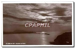 Seller image for Carte Postale Ancienne St Jean de Luz Coucher de Soleil for sale by CPAPHIL