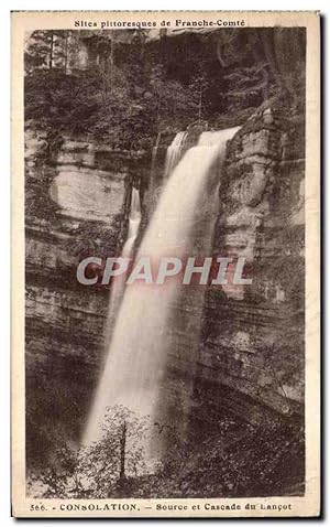 Seller image for Carte Postale Ancienne Consolation Source et Cascade du Lancot for sale by CPAPHIL