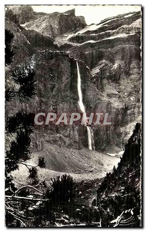 Bild des Verkufers fr Carte Postale Ancienne Gavarnie Le Cirque et set cascades zum Verkauf von CPAPHIL