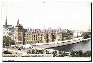 Image du vendeur pour Carte Postale Ancienne Palais De Justice Bon Marche Paris mis en vente par CPAPHIL