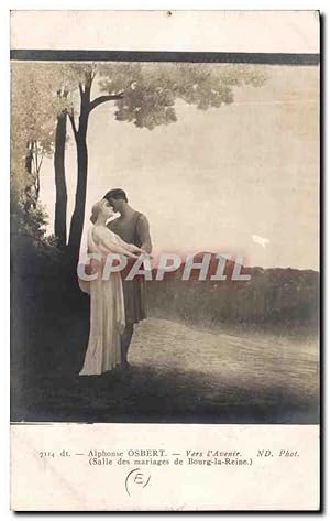 Image du vendeur pour Carte Postale Ancienne Alphonse Osbert Vers I'Avenir Salle des mariages de Bourg la reine mis en vente par CPAPHIL