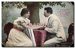 Seller image for Carte Postale Ancienne Fantaisie Couple Femme for sale by CPAPHIL