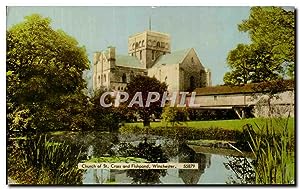 Bild des Verkufers fr Carte Postale Moderne Church of St Cross and Fishpond Winchester zum Verkauf von CPAPHIL