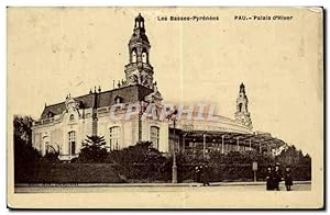 Bild des Verkufers fr Carte Postale Ancienne Les Basses Pyrenees Pau Palais d'Hiver zum Verkauf von CPAPHIL