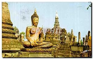 Image du vendeur pour Carte Postale Moderne Budha Image at Wat Mahathat The Sukhothai Province North Thailande mis en vente par CPAPHIL