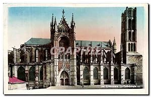 Carte Postale Ancienne Limoges La Cathédrale