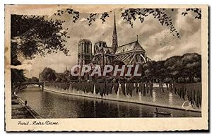 Imagen del vendedor de Carte Postale Ancienne Paris Notre Dame a la venta por CPAPHIL