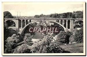 Bild des Verkufers fr Carte Postale Ancienne Luxembourg Pont Adolphe zum Verkauf von CPAPHIL