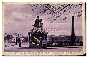 Seller image for Carte Postale Ancienne Paris La Place De la Concorde for sale by CPAPHIL