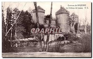 Carte Postale Ancienne Environs de Mayenne le Château de Lassay